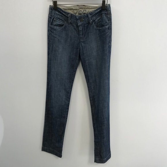 NWOT Level 99 Straight Leg Vintage Wash Blue Jeans - Picture 1 of 3